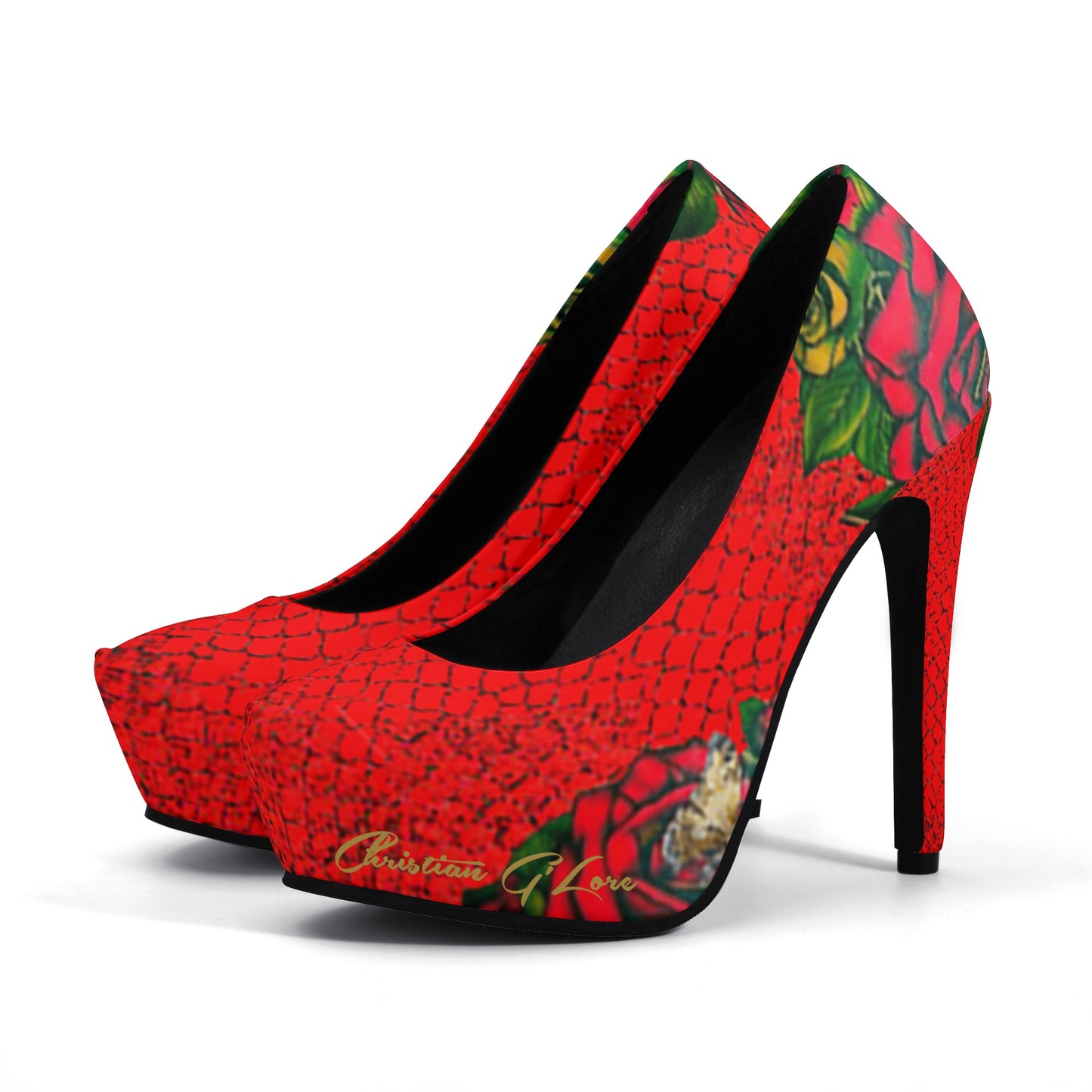 The Red Rose Shoe