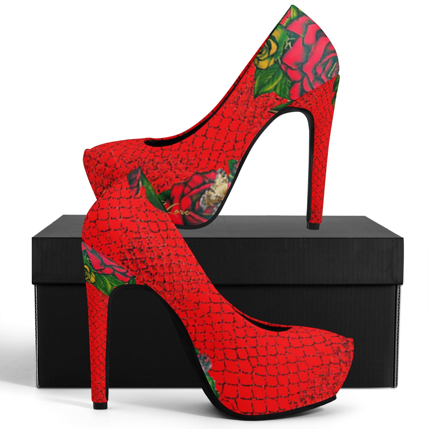The Red Rose Shoe