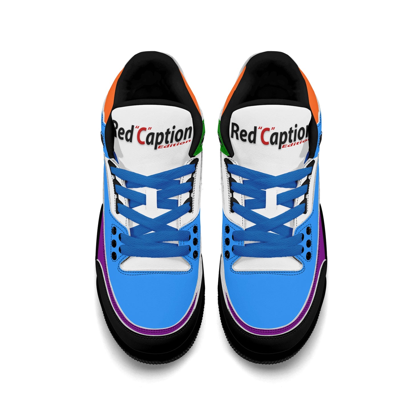 Mens Retro High Top Leather Basketball Sneakers-A5