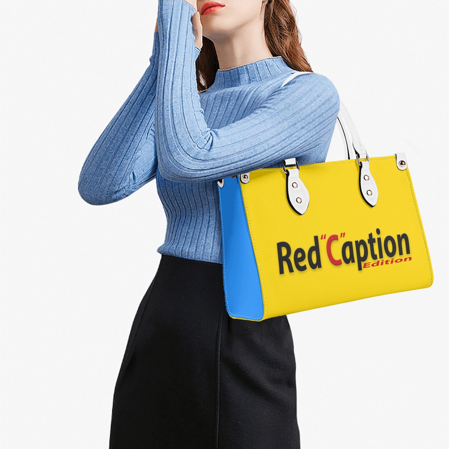 Red Caption Purse 1