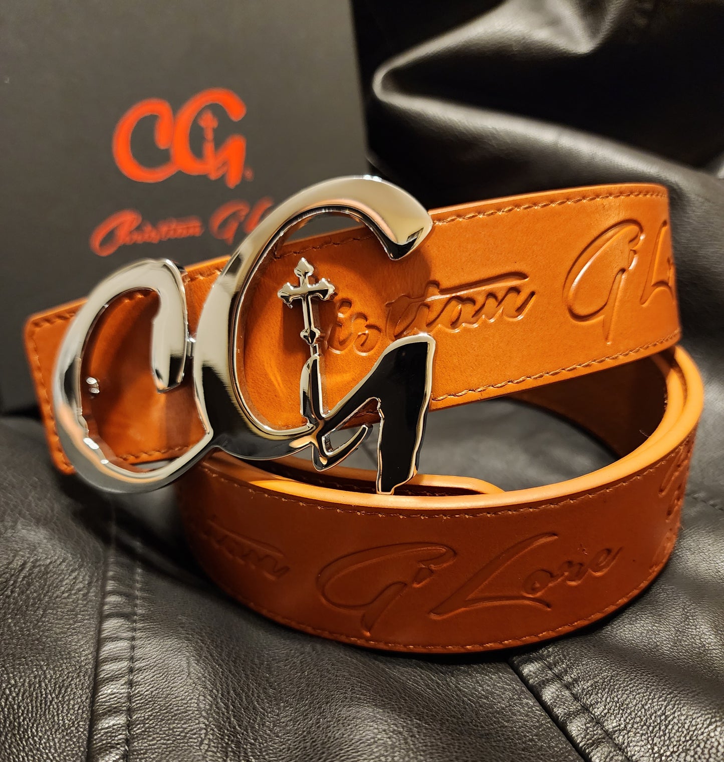 CG  Custom Leather Belt