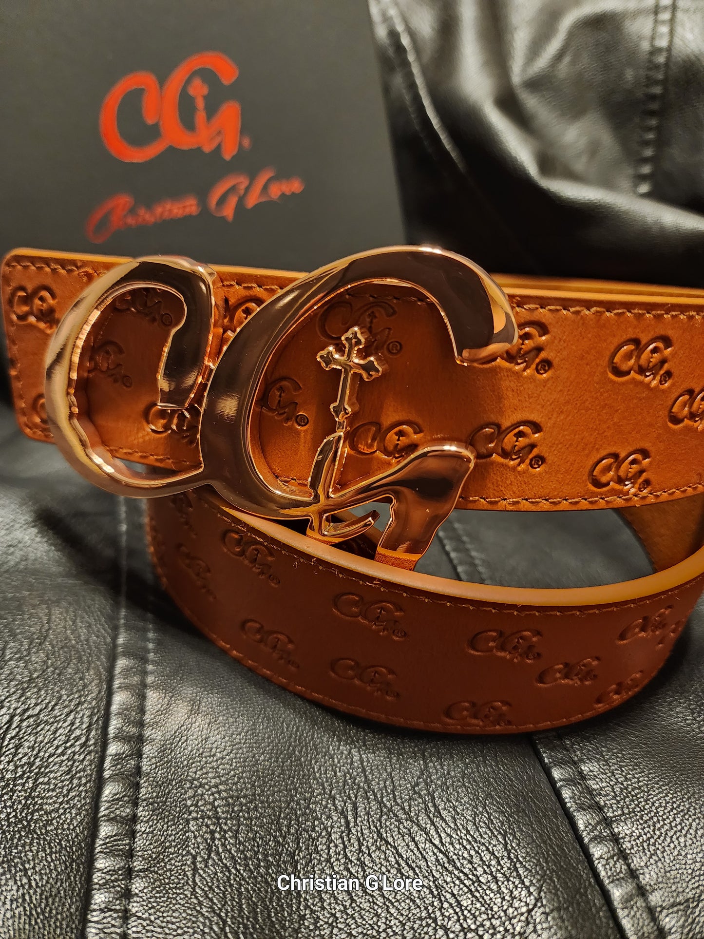 CG  Custom Leather Belt