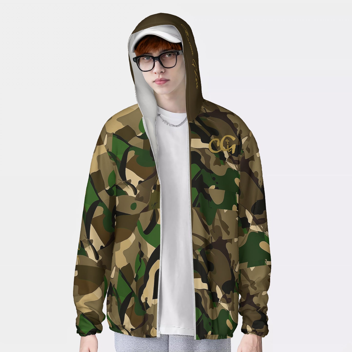 Camo Camo Zip Hoodie