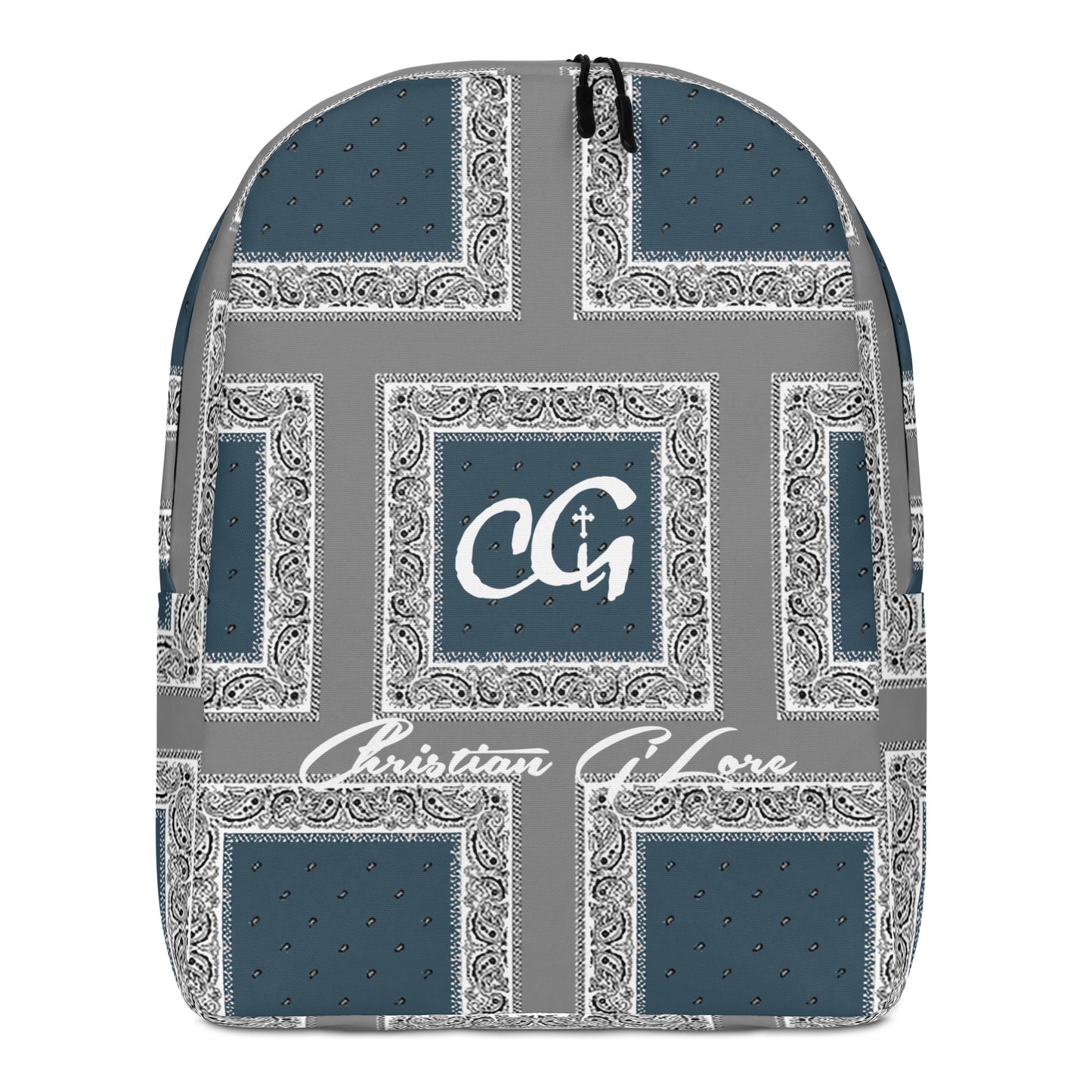 Bandana Teal and Gray