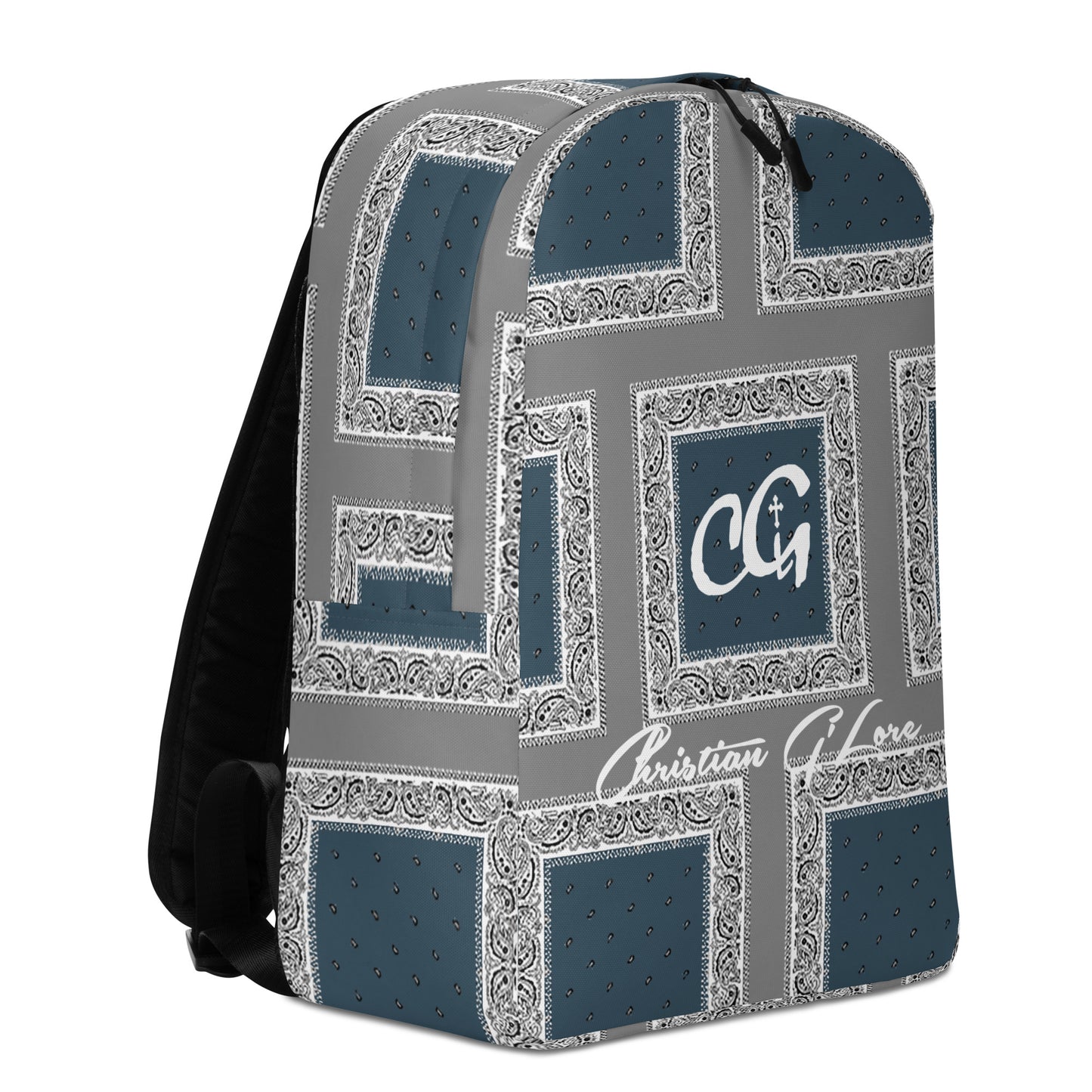 Bandana Teal and Gray