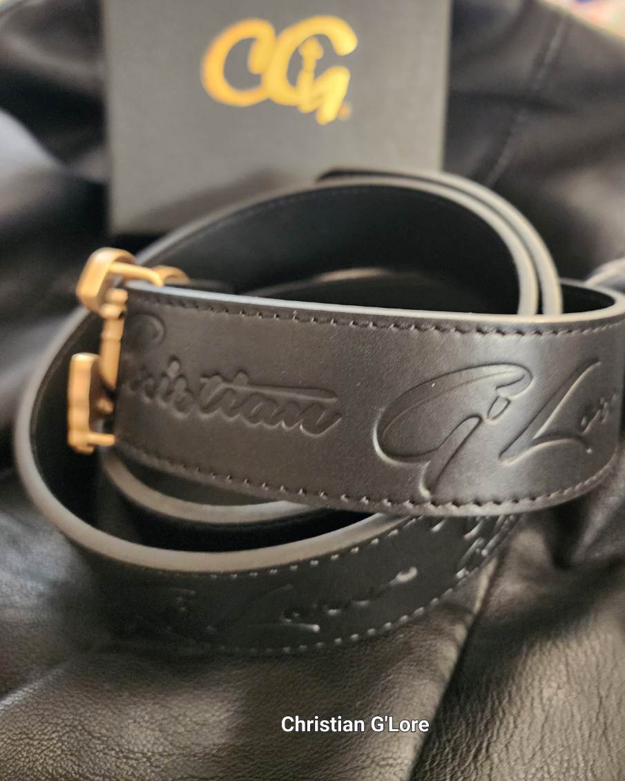 CG  Custom Leather Belt