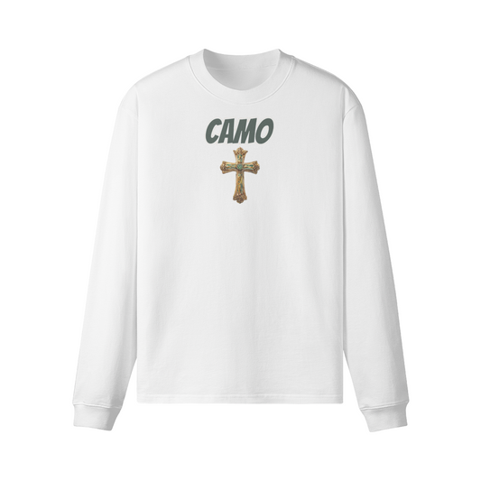 Camo Cross Long Sleeve Tee